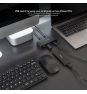 Nanocable Switch Conmutador 2x USB 3.0 a 2xUSB-A 3.0 + 2x USB-C 3.0