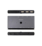 Nanocable Switch Conmutador KVM 2x USB-C a 3xUSB-A+2xPD+HDMI+DP+Audio
