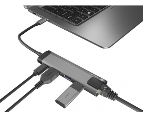 NATEC Fowler Go USB 3.2 Gen 1 (3.1 Gen 1) Type-C 5000 Mbit/s Acero inoxidable