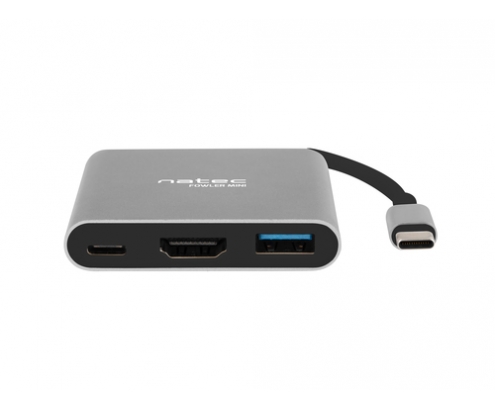 NATEC Fowler Mini USB 2.0 Type-C 5000 Mbit/s Gris