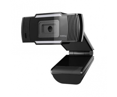 Natec Lori Plus Webcam con micrófono  full HD 1080p campo visual 65 enfoque automático 30fps cable USB 150cm negro NKI-1672