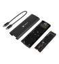 NATEC NKZ-2286 caja para disco duro externo Caja externa para unidad de estado sólido (SSD) Negro M.2