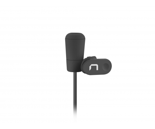 NATEC NMI-1351 micrófono Negro Micrófono con pinza de enganche