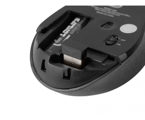 NATEC Osprey ratón mano derecha RF inalámbrica + Bluetooth Í“ptico 1600 DPI