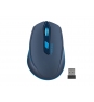 NATEC SISKIN ratón mano derecha RF inalámbrico Óptico 2400 DPI Azul