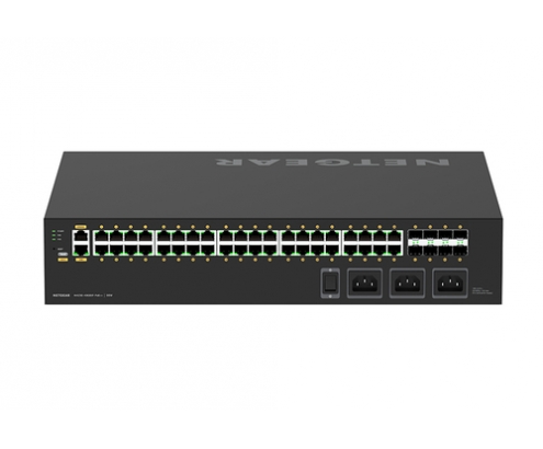 Netgear Gestionado Gigabit Ethernet (10/100/1000) 10G EnergÍa sobre Ethernet (PoE) 2U Negro