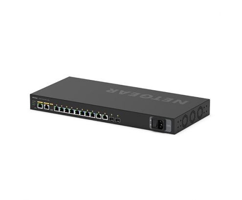 Netgear Gestionado L2/L3 Gigabit Ethernet (10/100/1000) EnergÍ­a sobre Ethernet (PoE) 1U Negro