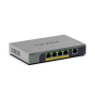 NETGEAR GS105EP No administrado Gigabit Ethernet (10/100/1000) Energía sobre Ethernet (PoE) Gris