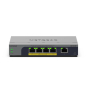 NETGEAR GS105EP No administrado Gigabit Ethernet (10/100/1000) Energía sobre Ethernet (PoE) Gris