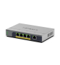 NETGEAR GS105EP No administrado Gigabit Ethernet (10/100/1000) Energía sobre Ethernet (PoE) Gris