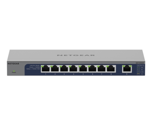 NETGEAR GS108MX-100EUS switch No administrado L2 Gigabit Ethernet (10/100/1000) Montaje en pared/escritorio