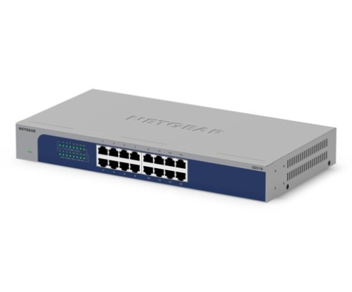 NETGEAR GS516-300EUS switch No administrado Gigabit Ethernet (10/100/1000) Energía sobre Ethernet (PoE) Gris