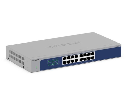 NETGEAR GS516-300EUS switch No administrado Gigabit Ethernet (10/100/1000) Energía sobre Ethernet (PoE) Gris