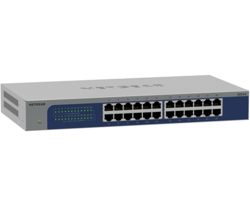 NETGEAR GS524-300EUS switch No administrado Gigabit Ethernet (10/100/1000) Gris