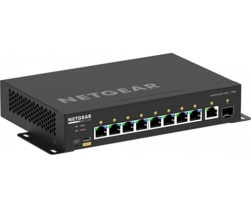 NETGEAR GSM4210PD-100EUS switch Gestionado L2/L3 Gigabit Ethernet (10/100/1000) EnergÍ­a sobre Ethernet (PoE) Negro