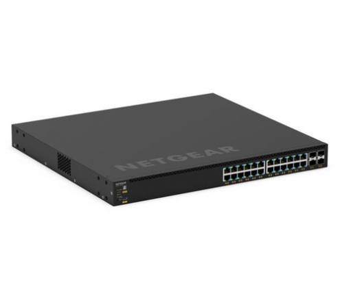 NETGEAR GSM4328-100AJS Gestionado L3 Gigabit Ethernet (10/100/1000) EnergÍ­a sobre Ethernet (PoE) 1U Negro