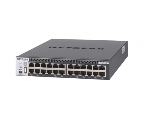 Netgear M4300-24X Gestionado L3 10G Ethernet (100/1000/10000) 1U Negro