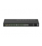 Netgear switch Gestionado Gigabit Ethernet (10/100/1000) EnergÍ­a sobre Ethernet (PoE) 1U Negro