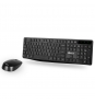 NGS  ALLUREKIT teclado + raton inalambrico 2.4ghz 1200dpi optico negro