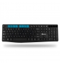 NGS  ALLUREKIT teclado + raton inalambrico 2.4ghz 1200dpi optico negro