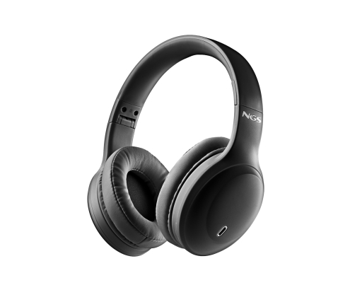 NGS ARTICA GLACIER BLACK Auriculares Inalámbrico y alámbrico Diadema Llamadas/Música/Deporte/Uso diario Bluetooth Negro
