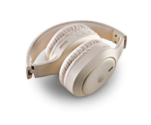 NGS Artica Tempest Beige Auriculares Inalámbrico y alámbrico Diadema Llamadas/Música USB Tipo C Bluetooth