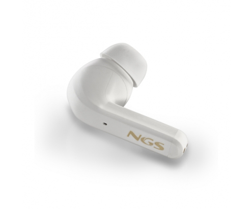 NGS ARTICA TROPHY Auriculares Inalámbrico Dentro de oÍ­do Calls/Music USB Tipo C Bluetooth Oro, Blanco