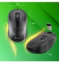 NGS EASY GAMMA ratón Ambidextro RF inalámbrico Í“ptico 1200 DPI