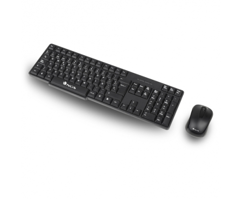 NGS EUPHORIA KIT teclado Ratón incluido RF inalámbrico QWERTY Inglés Negro