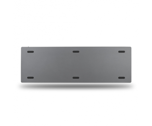 NGS FORTUNE-BT, QWERTY, PT teclado Bluetooth Portugués Negro, Plata