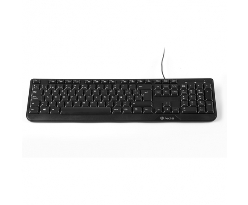 NGS FunkyV3, AZERTY, FR teclado USB Francés Negro