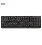 NGS FunkyV3, QWERTY, IT teclado USB Italiano Negro