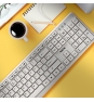 NGS HERITAGE teclado Universal USB QWERTY Español Blanco