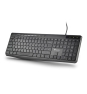 NGS SPECTRA (QUERTY, ES) teclado Hogar / Oficina USB QWERTY Español Negro