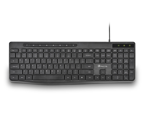 NGS SPECTRA (QUERTY, ES) teclado Hogar / Oficina USB QWERTY Español Negro