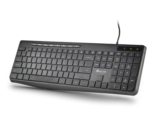 NGS SPECTRA (QUERTY, ES) teclado Hogar / Oficina USB QWERTY Español Negro