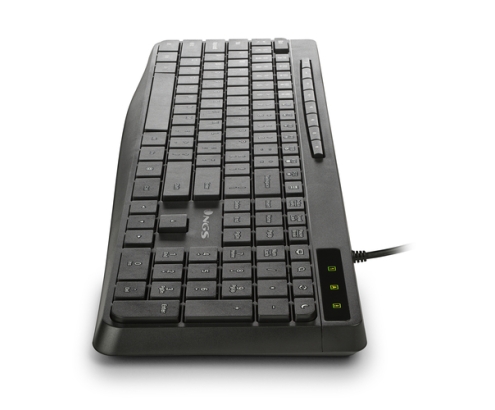 NGS SPECTRA (QUERTY, ES) teclado Hogar / Oficina USB QWERTY Español Negro