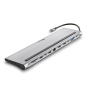 NGS WONDER DOCK 12 Alámbrico USB 3.2 Gen 1 (3.1 Gen 1) Type-C Plata