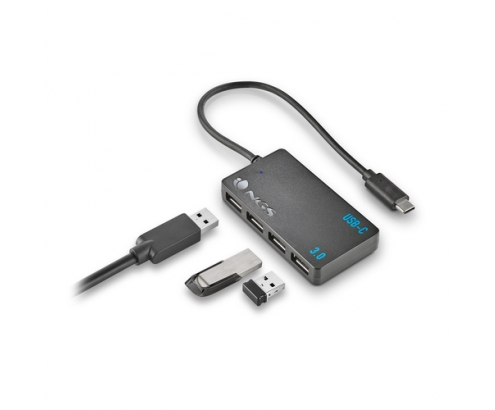NGS WONDER IHUB4 USB 3.2 Gen 1 (3.1 Gen 1) Type-A 480 Mbit/s Negro
