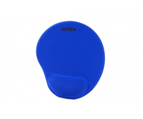 Nilox Alfombrilla ergonómica de color azul de