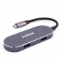 Nilox MINI-DOCKING USB-C: HDMI, 3 PUERTOS USB 3.0 Y USBC