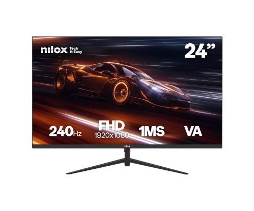 Nilox MONITOR 24 GAMING FHD 240HZ pantalla para PC 61 cm (24