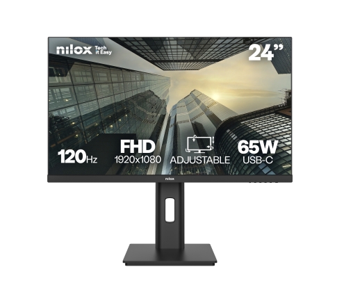 Nilox MONITOR 24 IPS 120 HZ FHD pantalla para PC 61 cm (24