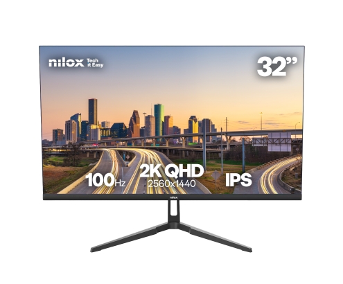Nilox MONITOR 32 IPS 100 HZ HDMI Y DP pantalla para PC 81,3 cm (32