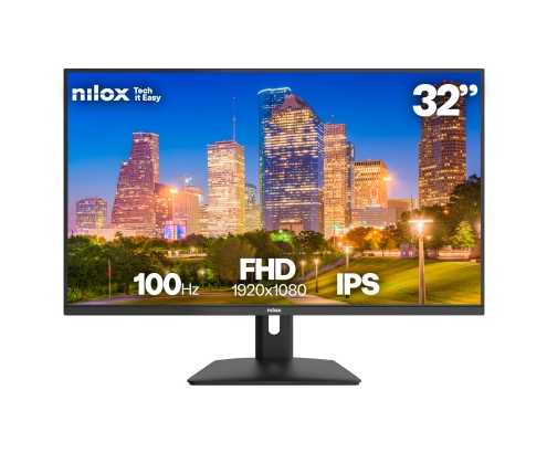Nilox MONITOR 32 IPS 4MS HDMI VGA 100HZ pantalla para PC 81,3 cm (32