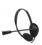 Nilox NXAU0000002 auricular y casco Auriculares Alámbrico Diadema Oficina/Centro de llamadas USB tipo A Negro