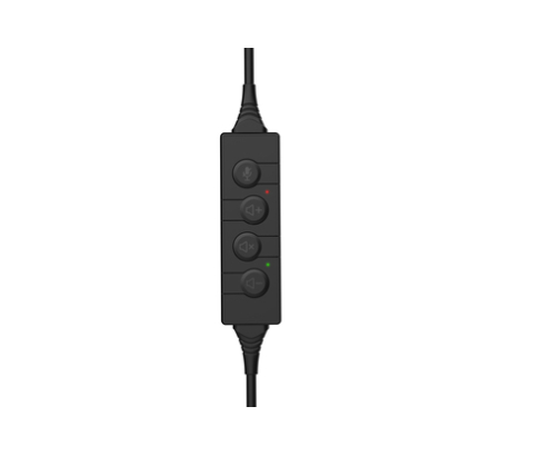 Nilox NXAUSB02 auricular y casco Auriculares Alámbrico Llamadas/Música USB tipo A Negro