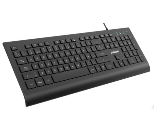 Nilox NXKBE000014 teclado USB Español Negro