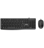 Nilox NXKME0012 teclado Ratón incluido Universal USB QWERTY Español Negro