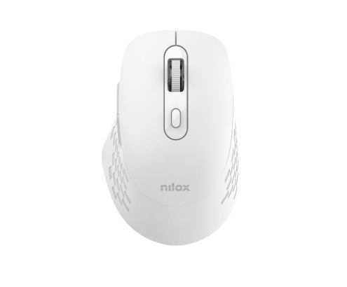 Nilox RATON DUAL WIRELESS 1600 DPI BLANCO ratón Oficina Bluetooth + USB Type-A Óptico